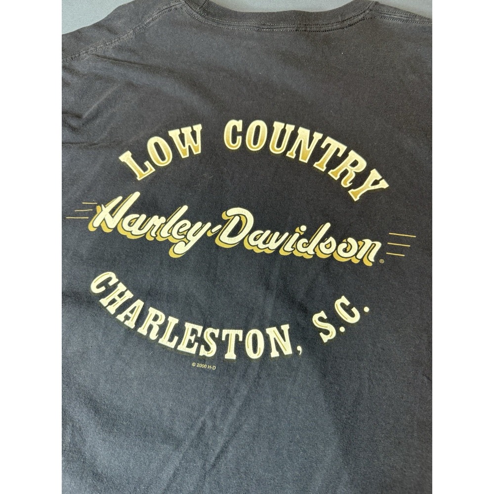 2012 Harley-Davidson Hear the Call Eagle T-Shirt Men's 2XL Charleston SC - Picture 4 of 4